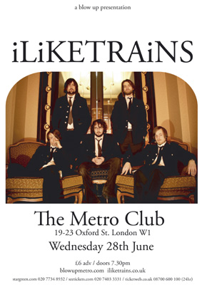 I Like Trains live at the Blow Up Metro Club London