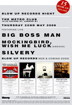 Mockingbird, Wish Me Luck live at the Blow Up Metro Club London