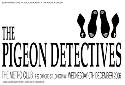 The Pigeon Detectives live at the Blow Up Metro Club London
