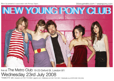 New Young Pony Club live at the Blow Up Metro Club London