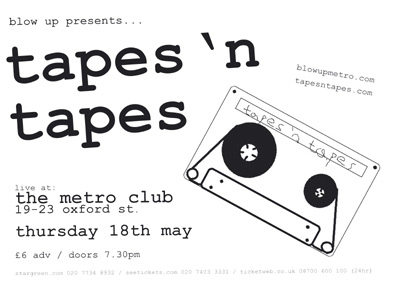 Tapes 'N' Tapes live at the Blow Up Metro Club London
