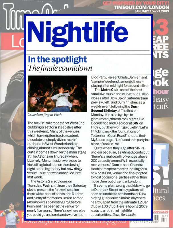 Time Out: Nightlife - The Final Countdown